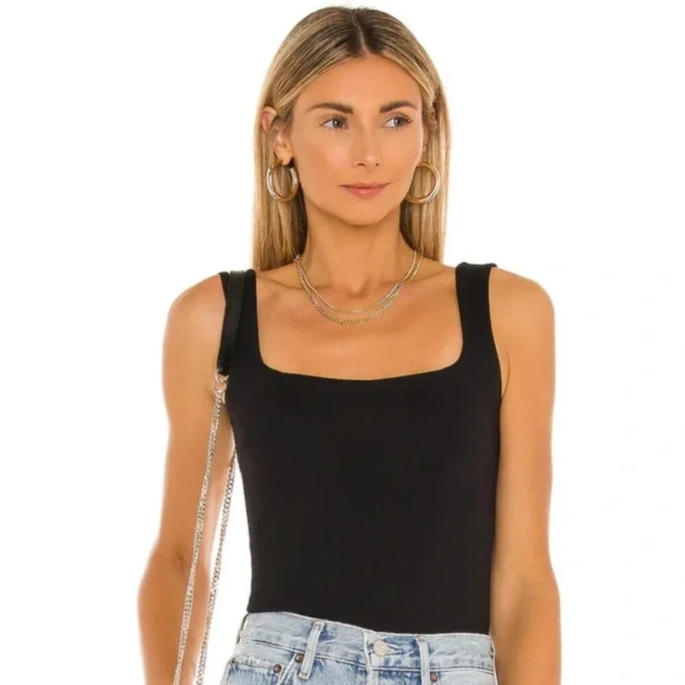 Free People Square Off Cami / black XS/S